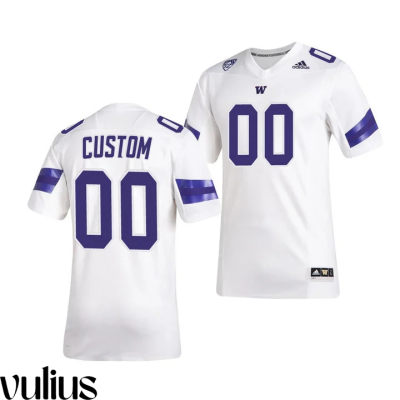 Washington Huskies Custom Jersey White Men S Premier Football Jersey