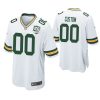 Youth's Green Bay Packers 100th Anniversary Game White Customized Jersey - Replica