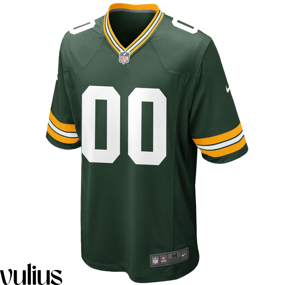 Packers Custom Jersey, Green Men's, Home Game Custom Jersey -