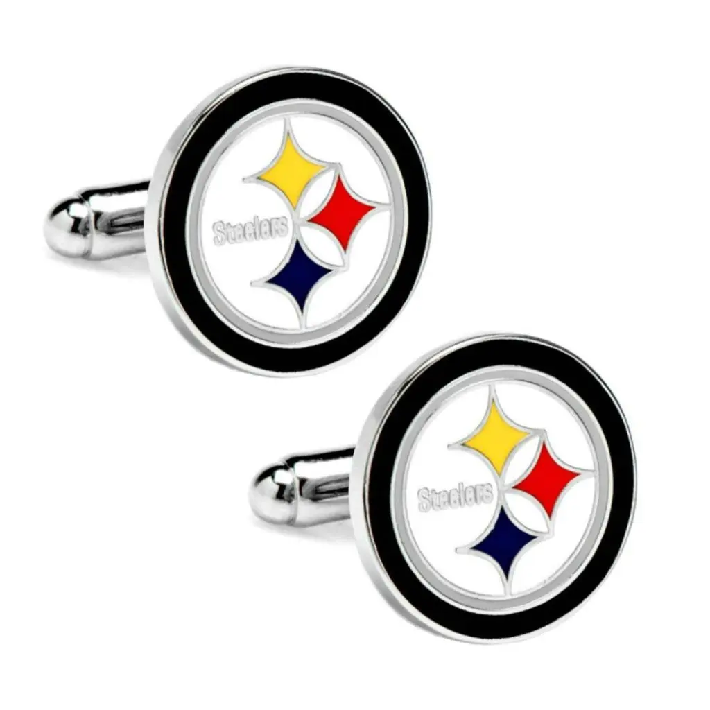 PITTSBURGH STEELERS CUFFLINKS Pennsylvania Football Team Sports Fan w GIFT  BAG | eBay