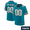 Custom Youth's Jacksonville Jaguars Teal Prowler Throwback Vapor F.U.S.E. Limited Jersey 2024