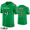 Custom Texans Jersey, Kelly Green Men's Jersey, St. Patrick's Day Jersey - Replica