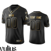 Browns Custom Jersey, Black Men's Jersey, Black Golden Edition Vapor Untouchable Limited Jersey - Replica