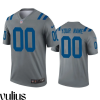 Custom Colts Jersey, Grey Men's Jersey, Inverted Legend Jersey - Replica