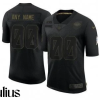 Jets Jersey Custom, Black Men's Jersey, 2020 Salute To Service Jersey - Replica