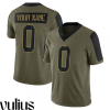 Custom Colts Jersey, Olive Men's Jersey, 2021 Salute To Service Jersey - Replica