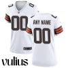 Browns Custom Jersey, White Woman's Jersey, 2020 Vapor Limited Jersey - Replica