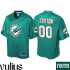 Dolphins Custom Jersey, Aqua Youth's Jersey, Team Icon Jersey - Replica