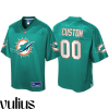 Dolphins Custom Jersey, Aqua Men's Jersey, Team Icon Jersey - Replica