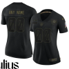 Dolphins Custom Jersey, Black Woman's Jersey, 2020 Salute To Service Jersey -