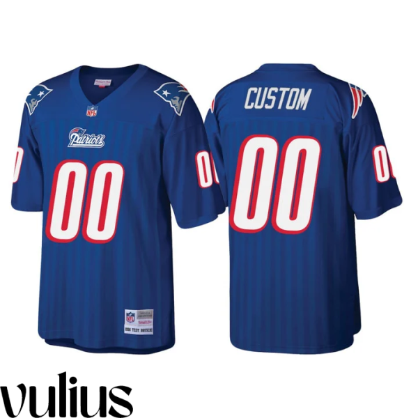 Customizable Patriots Jersey, Royal Men's Jersey, Legacy Replica Jersey