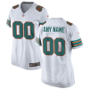 Dolphins Custom Jersey, White Woman's Jersey, 2019 Alternate Jersey