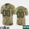 Customizable Patriots Jersey, Camo Youth's Jersey, 2018 Salute to Service Limited Jersey - Replica