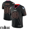 Customizable Patriots Jersey, Black Men's Jersey, 2018 Lights Out Color Rush Limited Jersey - Replica