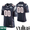 Customizable Patriots Jersey, Navy Youth's Jersey, Super Bowl LIII Game Jersey - Replica