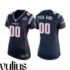 Customizable Patriots Jersey, Navy Woman's Jersey, Super Bowl LII Bound Game Jersey - Replica