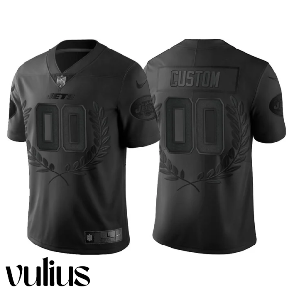 Jets Jersey Custom, Black Men's Jersey, Limited Edition Collection Jersey - Replica