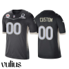 Custom Texans Jersey, Grey Men's Jersey, Anthracite 2021 AFC Pro Bowl Game Jersey - Replica