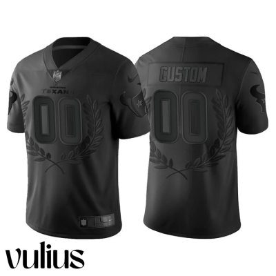 Custom Texans Jersey, Black Men's Jersey, Vapor Limited Jersey - Replica