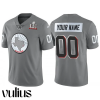 Custom Texans Jersey, Steel Silver Men's Jersey, Super Bowl LI Customized Jersey - Replica