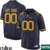 Wvu Football Jersey Custom, Blue Youth's, College Limited Football Customized Jersey - Replica