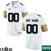 Custom Iowa Hawkeye Jersey, White Youth's, Custom Game Jersey - Replica