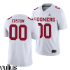 Oklahoma Sooners Custom Jersey, White Men's, Game Football Jersey - Replica