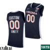 Custom Virginia Tech Jersey, Navy Youth's, 2021 Unity Road Secondary Logo Jersey - Replica