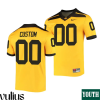 Custom Iowa Hawkeye Jersey, Gold Youth's, Alternate Legend Jersey - Replica