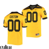 Custom Iowa Hawkeye Jersey, Gold Men's, Alternate Legend Jersey - Replica