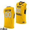 Wvu Football Jersey Custom, Yellow Men's, 2020-21 Alternate Jersey - Replica