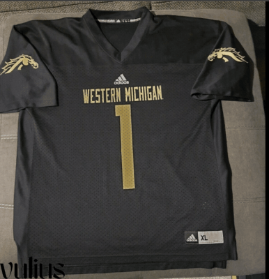 Custom Michigan Jerseys, Black Men's, Custom Football Jersey - Replica