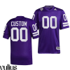 Washington Huskies Custom Jersey, Purple Men's, 91 Throwback Jersey Reverse Retro Stitched - Replica