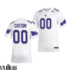 Washington Huskies Custom Jersey, White Men's, Premier Football Jersey Stitched - Replica