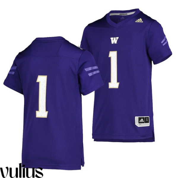 Washington Huskies Custom Jersey, Purple Men's, College Football Premier Jersey Stitched - Replica