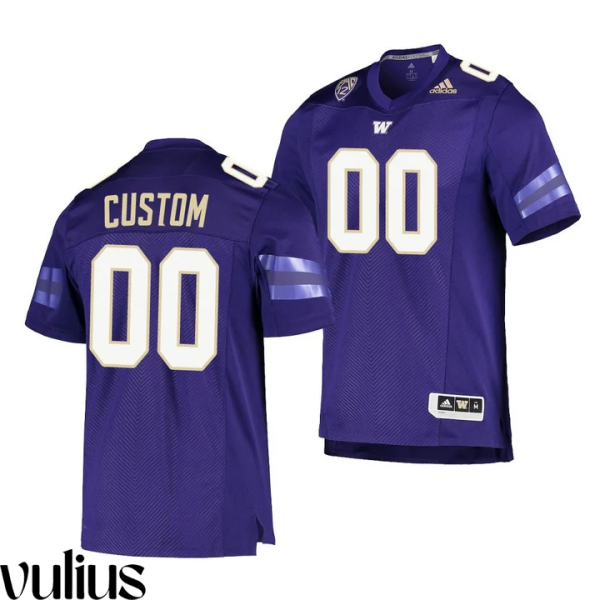 Washington Huskies Custom Jersey, Purple Men's, College Football Game Jersey Stitched - Replica