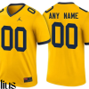 Custom Michigan Jerseys, Yellow Men's, College Football Jersey - Replica