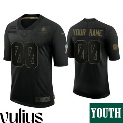 Browns Custom Jersey, Black Youth's Jersey, Service Limited Jersey - Replica