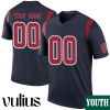 Custom Texans Jersey, Navy Legend Youth's Jersey, Color Rush Jersey - Replica