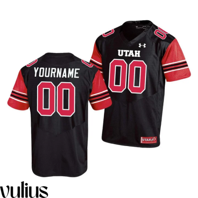 Custom Utah Utes Jersey, Black Men's, College Football Jersey