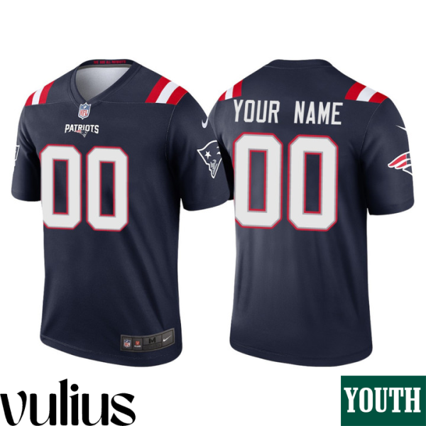 Customizable Patriots Jersey, Navy Youth's Jersey, 2020 Legend Jersey -