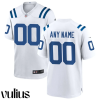 Custom Colts Jersey, White Men's Jersey, Road Custom Jersey - Replica