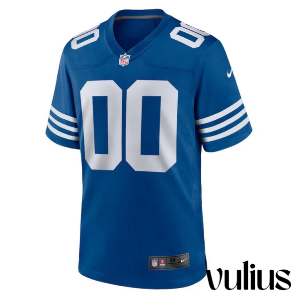 Custom Colts Jersey, Royal Men's Jersey, Alternate Custom Jersey - Replica