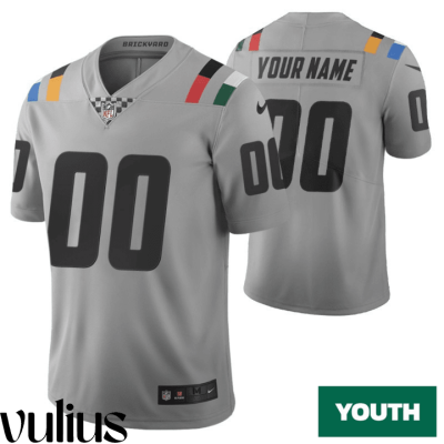 Custom Colts Jersey, Grey Youth's Jersey, City Edition Vapor Limited Jersey - Replica