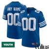 Custom Colts Jersey, Royal Youth's Jersey, Alternate Custom Jersey - Replica