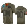 Men's Carolina Panthers Custom Camo 2019 Salute to Service Limited Jersey - Replica