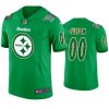 Custom Steelers Jersey for Men St. Patrick's Day Pittsburgh Steelers Custom Jersey Kelly Green