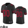 49ers Custom Jersey, Black Men's, 100th Season Vapor Limited Jersey - Replica