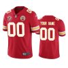 Custom Chiefs Jersey for Men Kansas City Chiefs Custom Red 60th Anniversary Vapor Limited Jersey