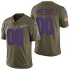 Men's Buffalo Bills Olive 2017 Salute to Service Limited Customized Jersey - Replica